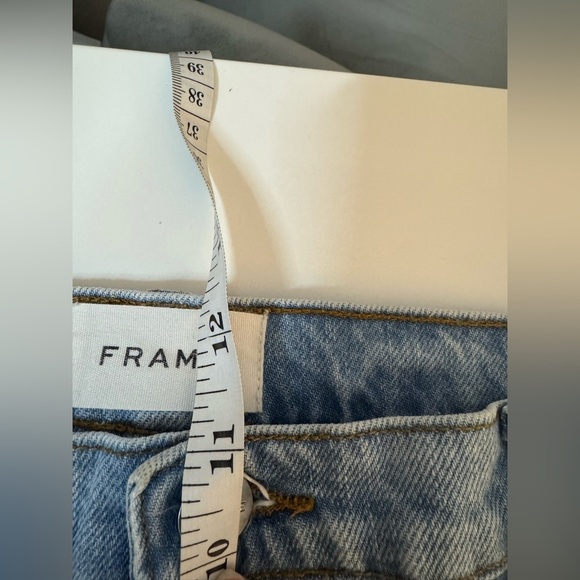 Frame Jeans “Le Pixie Slouch” in Limelight Clean NWOT - Picture 13 of 15